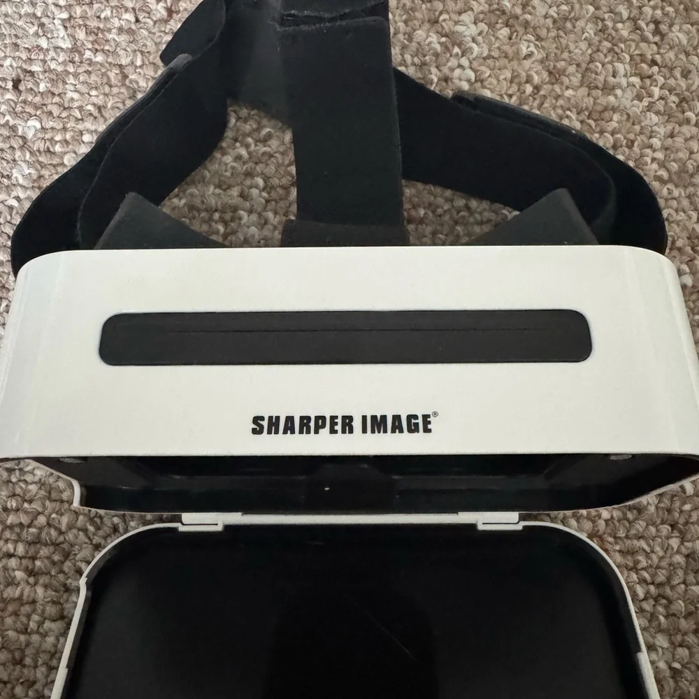 Sharper Image Black and White Smartphone VR Headset